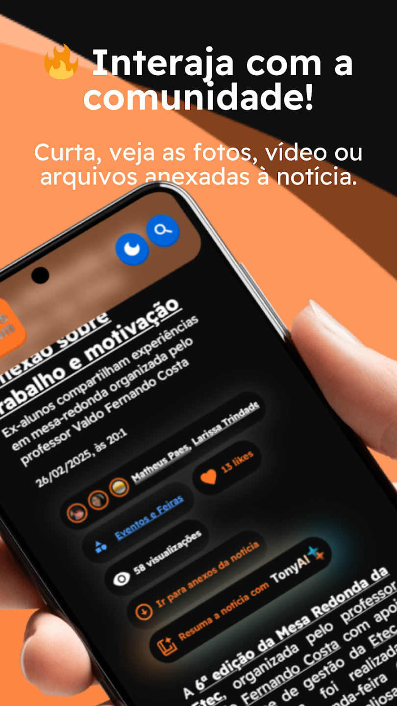 Interaja com a comunidade!