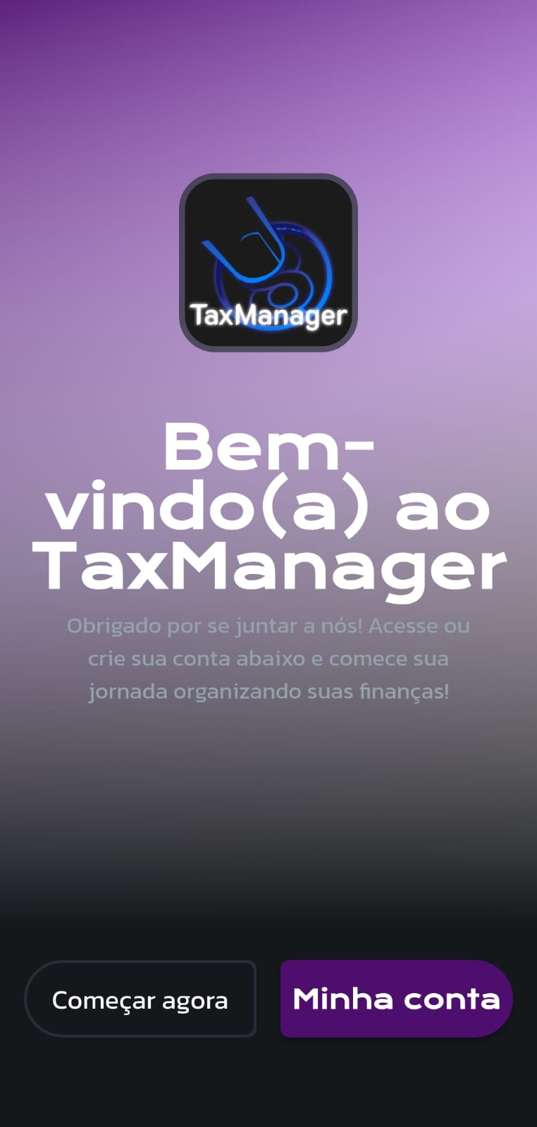 Tela de OnBoarding