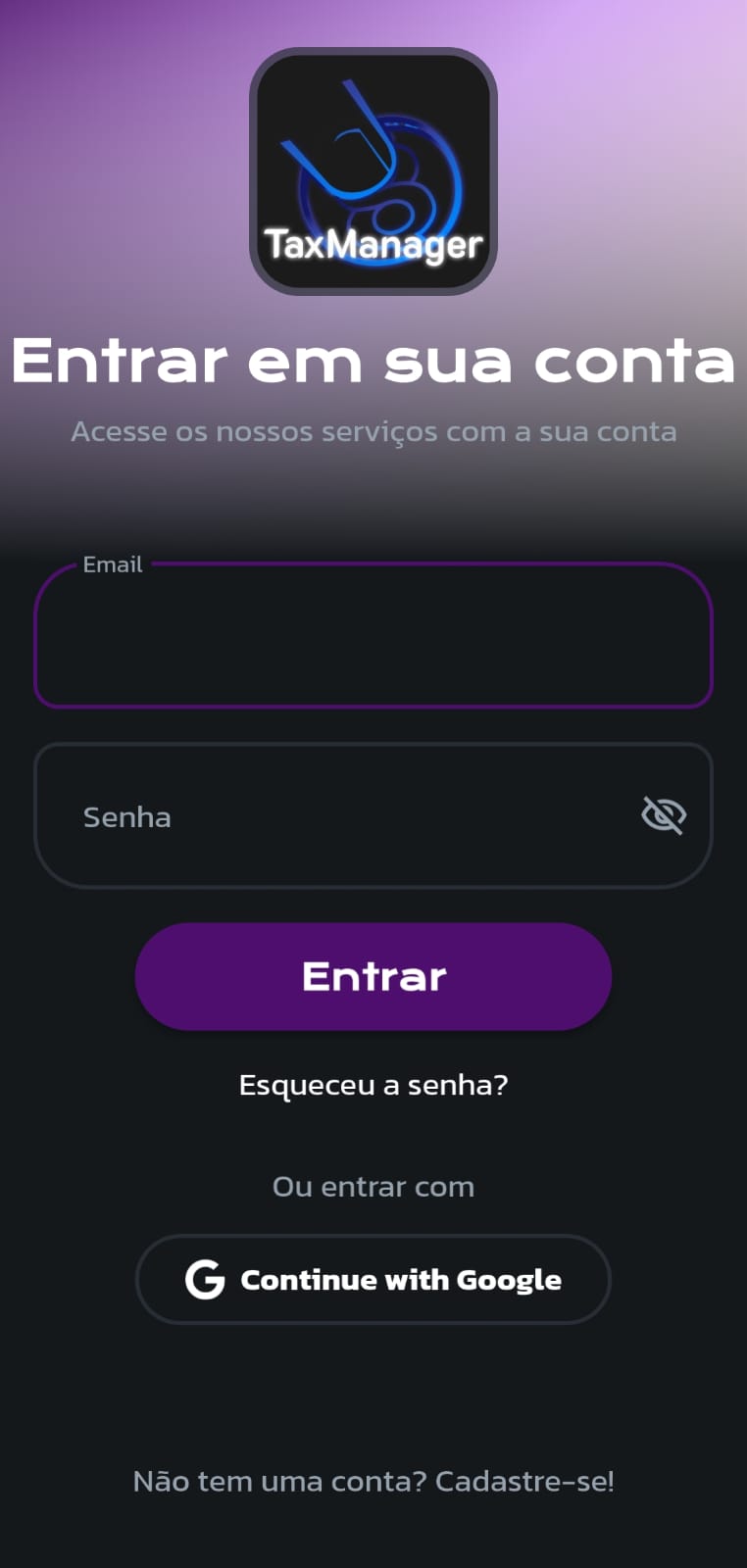 Tela de Login